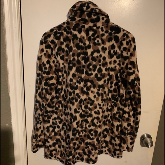 NWOT Cuddl Duds Fleecewear Button Blazer Cardi - Picture 2 of 3
